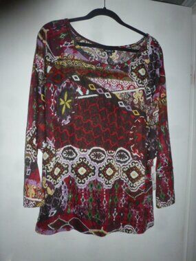 Allen B by Allen Schwartz Kimono Blouse | XL | NWT | Boho Flowing Top